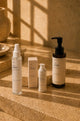 Luxury SÖMA skincare ritual with Reset Mist, Restore Serum and Glow Oil. Complete wellness and post-Pilates body care routine for refreshed, recovered and glowing skin